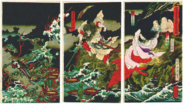Evil, many-headed snakes are great places to find legendary weapons. As Susanoo, God of Storms, discovers.