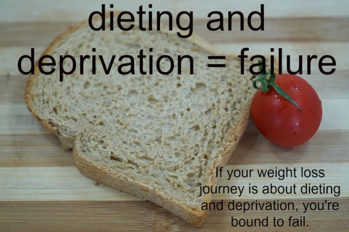 When you have a lot of weight to lose, you must make the journey a joyful one or you will quit.