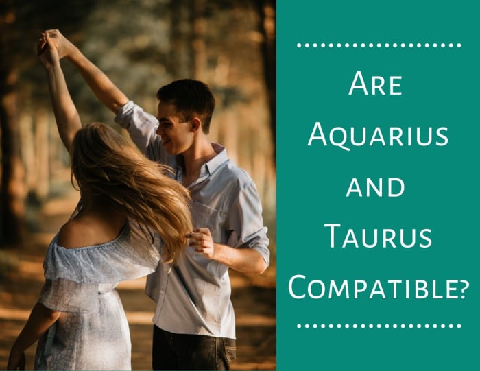 Like winter's rain brings about spring's flowers, Aquarius and Taurus can help each other grow a beautiful romance.