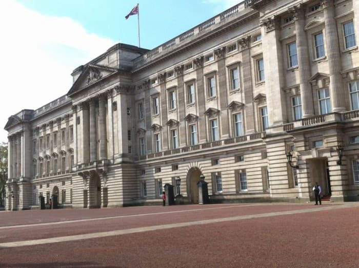 Buckingham Palace. Image by Frances Spiegel with permission from the Royal Collection Trust. All rights reserved.