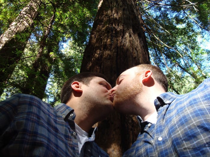 Are some of your friends likely to be bothered by this image because of their homophobia? Well, the joke is on them. These guys are probably just buddies...probably.