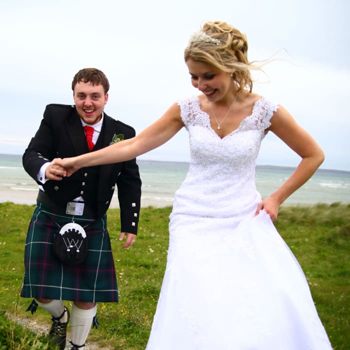 Perhaps you want to be a wedding photographer? Displaying non-standard/fun wedding shots will get your business noticed and remembered.