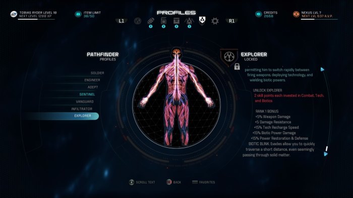 This article will help provide some guidance on putting together an Explorer profile in "Mass Effect Andromeda."