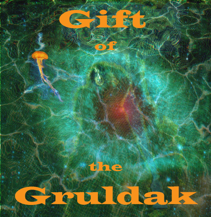 An image from Kevin Capricorn Wang IV's birthplace, the novel, Gift of the Gruldak.