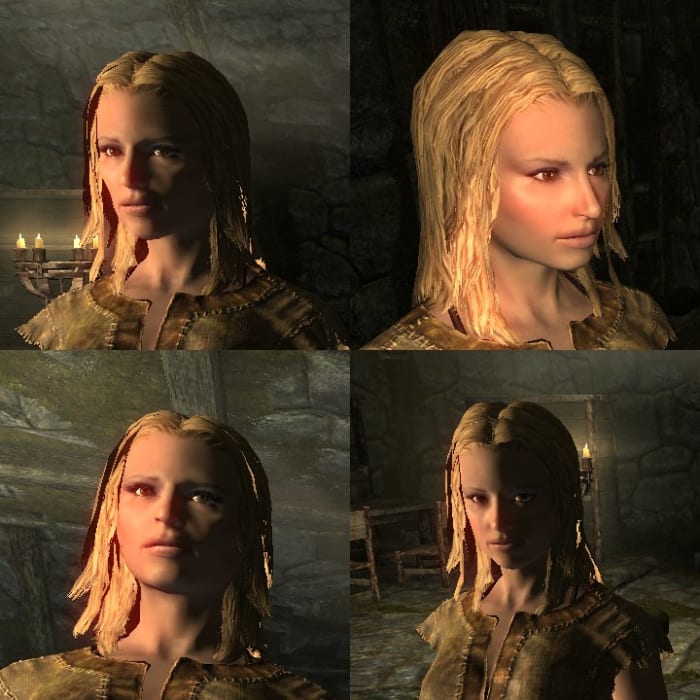 Can you identify this celebrity? Probably not. It doesn't look anything like her. 'Skyrim' sliders can be used to achieve good results, but don't expect miracles.