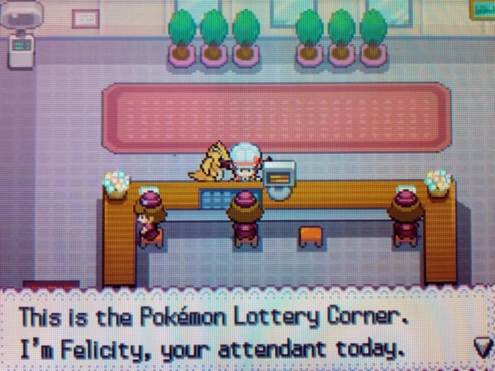 The Lottery in Goldenrod City occasionally offers rare prizes, like Master Balls!
