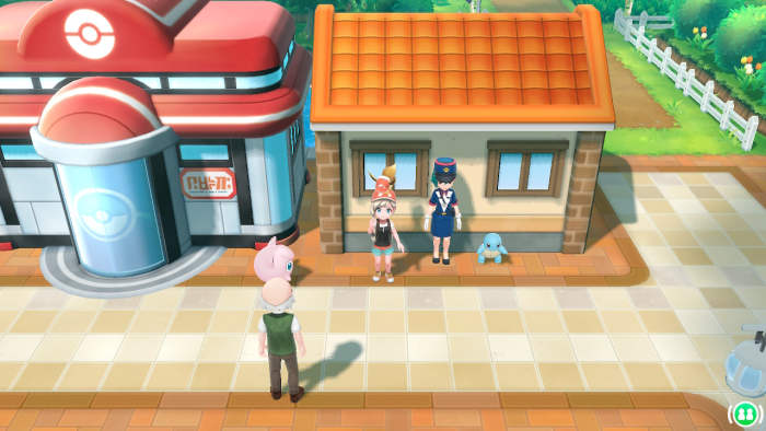 Officer Jenny will ask you to keep this Squirtle out of trouble if you have captured at least 60 Pokemon.