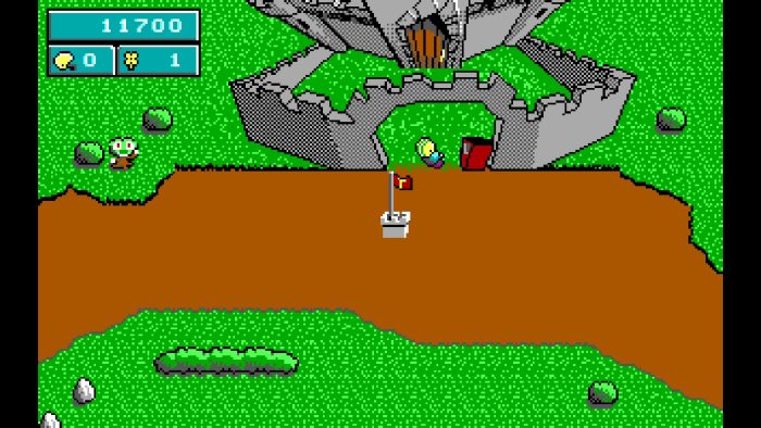 The overworld map in Commander Keen in Keen Dreams (Nintendo Switch version).