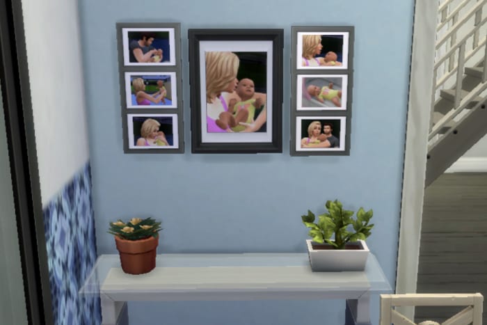Make your Sims' home homier with baby portraits. It's not that hard to get great shots if you think outside of the box.
