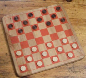 Checkers has few rules and is very easy to learn but doesn't offer players the rich gameplay of chess.