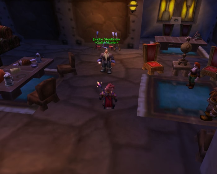 The Guild Master is located in the Visitor's Center of all major cities in Azeroth.