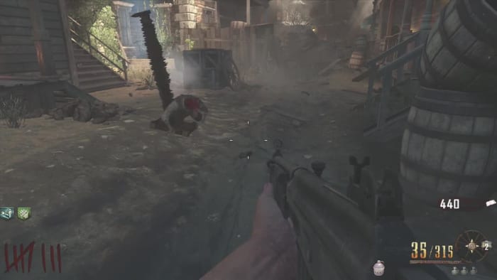 The Head Chopper will create Crawlers if placed on the ground. It is intended to be placed at head level.