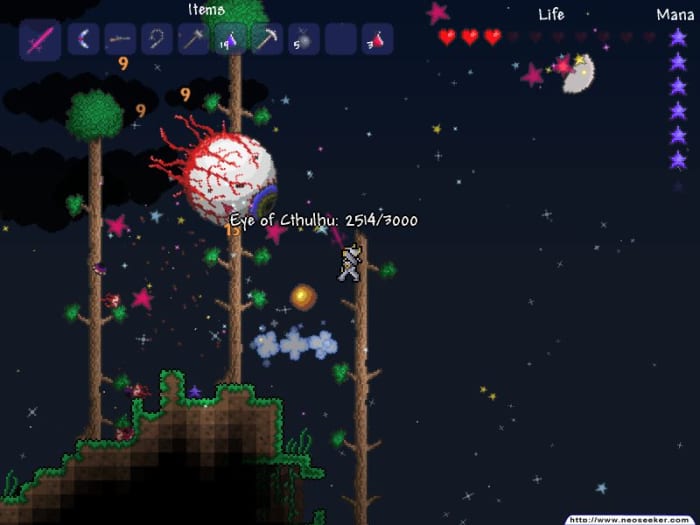 Screenshot from "Terraria."