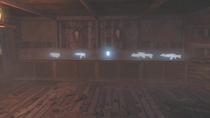 The other five weapon chalks are located in the bottom of the Gunsmith.