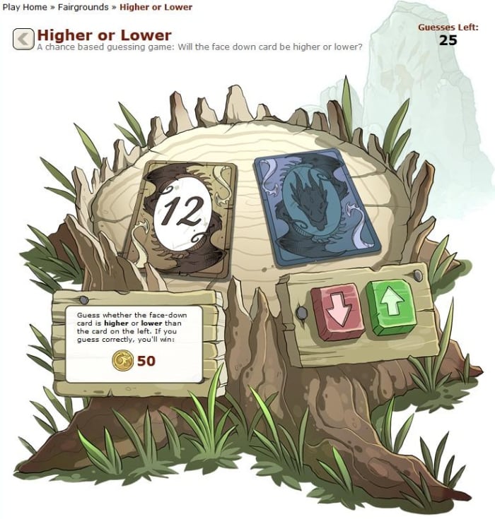 Higher or Lower isn't only easy to play - it's addictive, especially when you win!