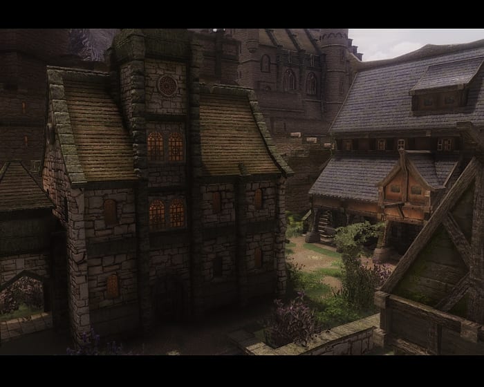 Screenshot of Skyrim with the Tamriel Reloaded - Textures and Parallax mod installed. Courtesy of Skyrim Nexus and 32cm the mod author and of course Bethesda.