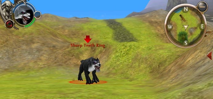 The Sharp Teeth King in the Arcadian Forest.