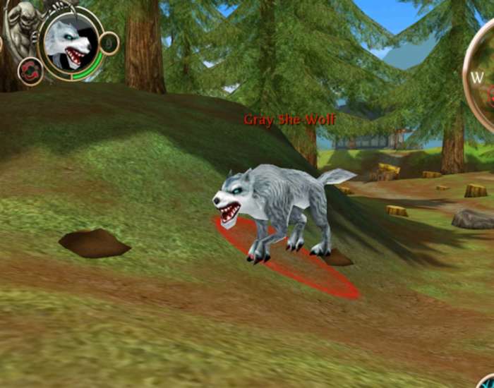 The Gray She Wolf Arcadian Forest Rare Blood Achievement Picture.