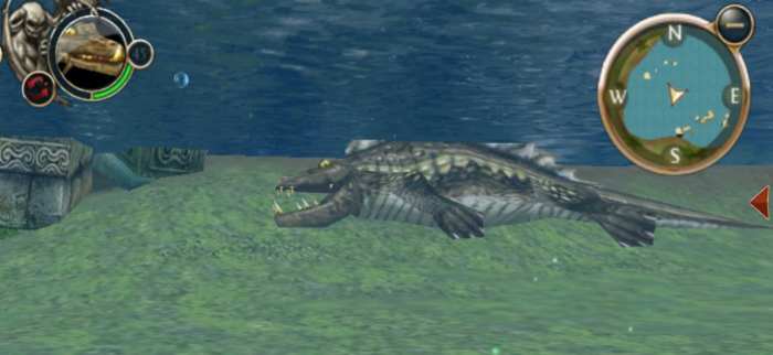 Oasis Peace Breaker swims in a pond not to gar from Sdukar, Great Desert.