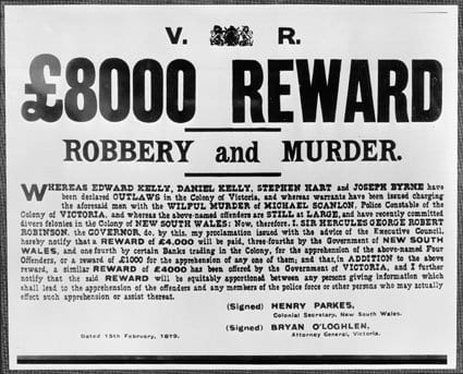 Not that sort of reward...