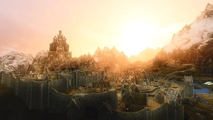 An example of a mods available from the Skyrim Nexus Mod website.