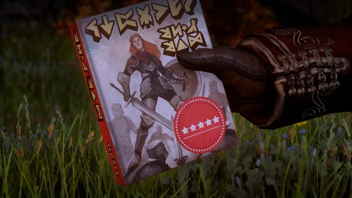 El libro de Varric, Guilty Pleasures sidequest's book, "Guilty Pleasures" sidequest