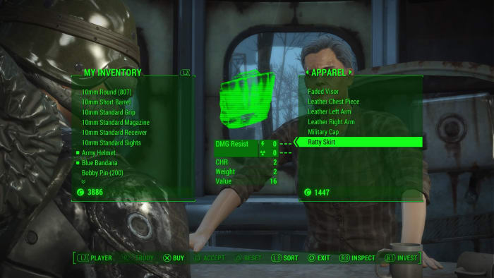 Always buy and equip Charisma boosting clothes before selling or buying anything to Trudy. Boosts to your Charisma lowers her prices and raises how much get for yours!
