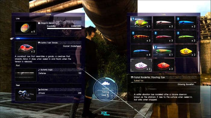 The, "Bait and Tackle", menu houses a lot of information requiring a more in-depth article and a lot more research!