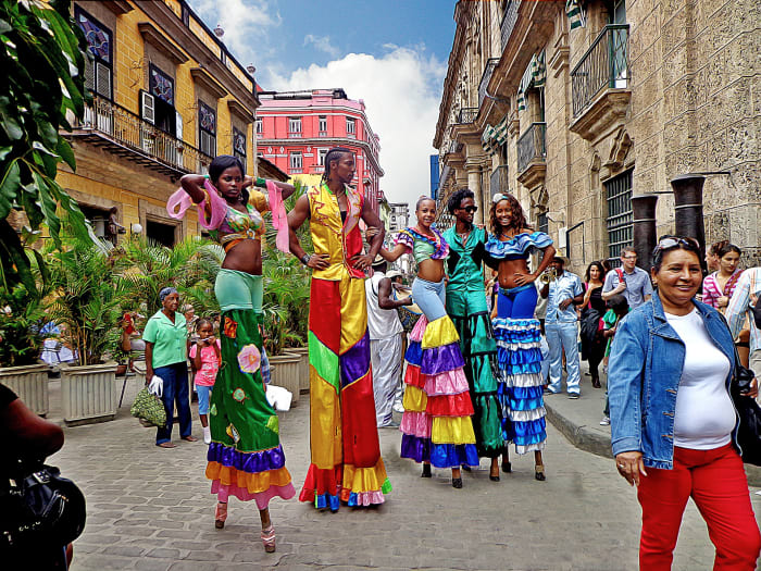 There are various types of carnivals, circuses, events, and amusement parks, around the world that feature stilt walkers as part of their entertainment.