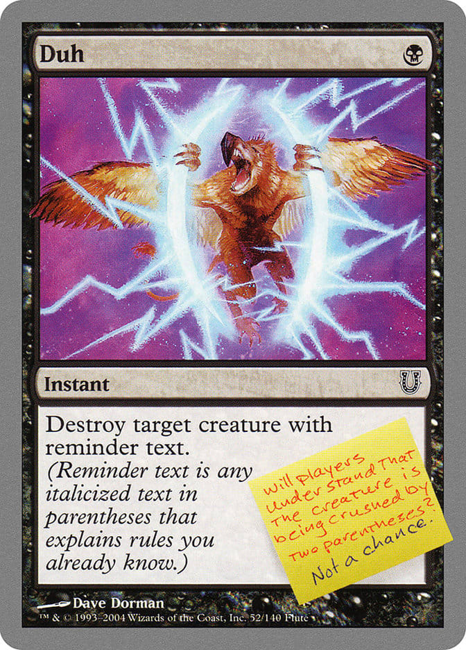 Top 30 Joke Cards in Magic The Gathering HobbyLark Games and Hobbies