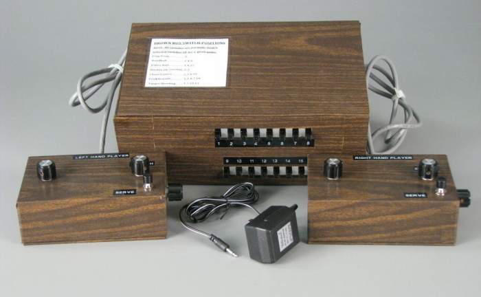 Replica of Ralph H. Baer's "Brown Box" Video Gaming Console, it was the first ever video gaming console system ever produced.
