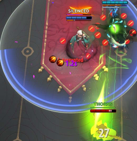 Capture Point secured 3/4 of the way (blue line). If an enemy steps inside the circle, the progress is halted as indicated by a lock symbol.