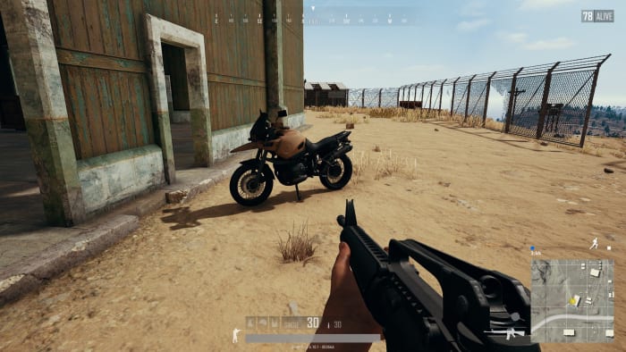 The motorcycle is great for speedy transfer to the center of the play-zone. Otherwise it's rubbish in solo play. Unless you enjoy jumping really high and crashing.