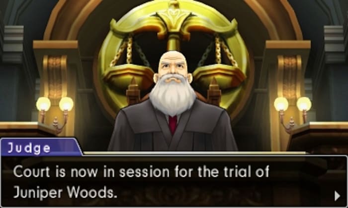 The Stern (albeit daft) Judge that presides over court cases in the Ace Attorney Games.