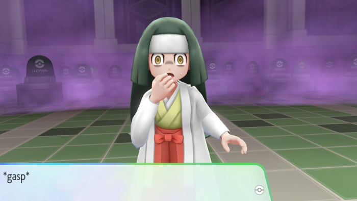Could the urban legend be true? (From Pokémon Tower in Lavender Town in "Pokemon: Let's Go, Eevee.")