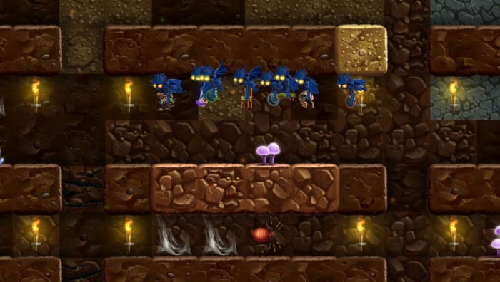 Craft the World Imps Summon spell- the imps will take dropped materials and transport them back to the stockpile for your dwarves!