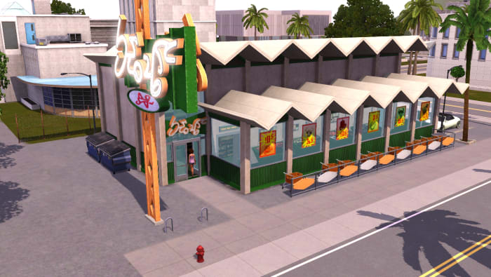 In The Sims 3, your Sim can go grocery shopping! A small, but more realistic touch which is lacking in The Sims 4.