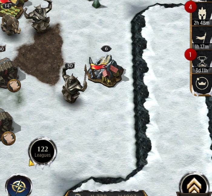 Goldmines are rare on the map, but you'll typically find them near large clusters of other resources or around seats of power.
