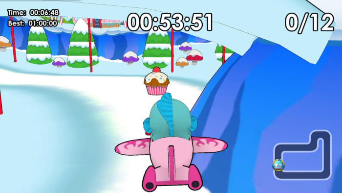 The goal of the Cupcake Hunt challenges in Adventure mode is to collect all of the cupcakes before the time runs out.