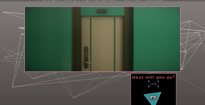 The 25th Ward: The Silver Case utilises a multi-sided die to select situational commands with. This is a significant change from the command wheel of the previous game in the series.