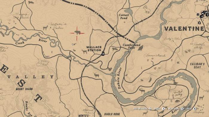 You can find Grizzly Bears just north-west of Wallace Station. I mean . . . they even have a marker on the map . . .