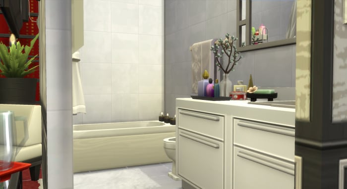 I Like to Start With the Biggest Furnishings or Fixtures FirstI usually begin with kitchen and bathroom counters, tubs, major appliances, etc. Then I move to large furnishings, throw rugs and such. I finish up with small decorative details, like flow