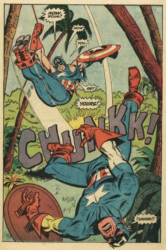 The Supersoldier formula drove Captain America IV (William Burnside - aka the Commie Bashing Cap) quite insane.