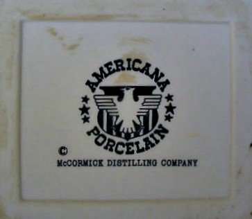 The American Porcelain Company made all the beautiful decanters for the McCormick Distilling Company, they had a wonderful workforce in Japan that did exquisite work.