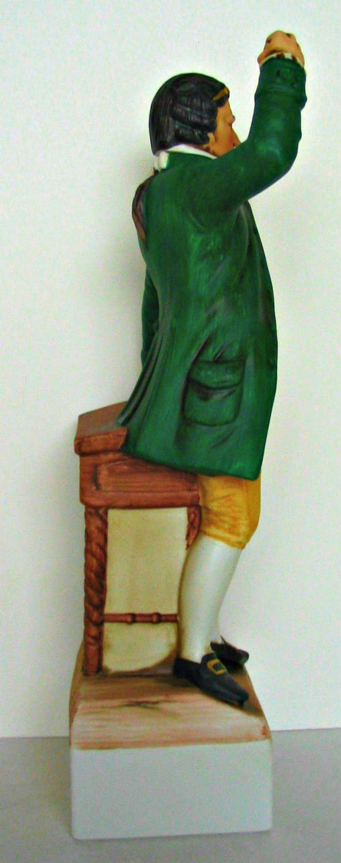 Patrick Henry was made by the American Porcelain Company ... The company was founded in 1938 in Ohio, and also had factories in Delaware. The did many decanters for McCormick Distillery Company from the 1950s to the 1980s.