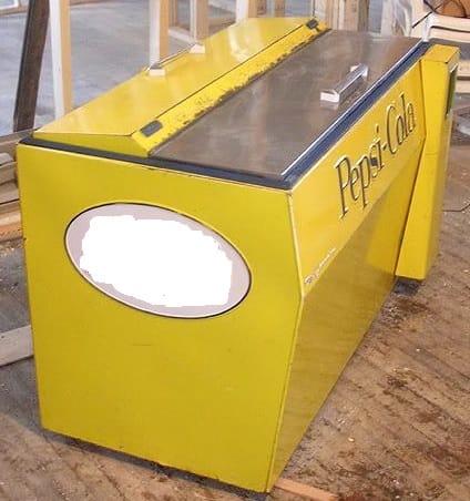 Old School bottle cooler. Similar to the one that I loved at New Home School.