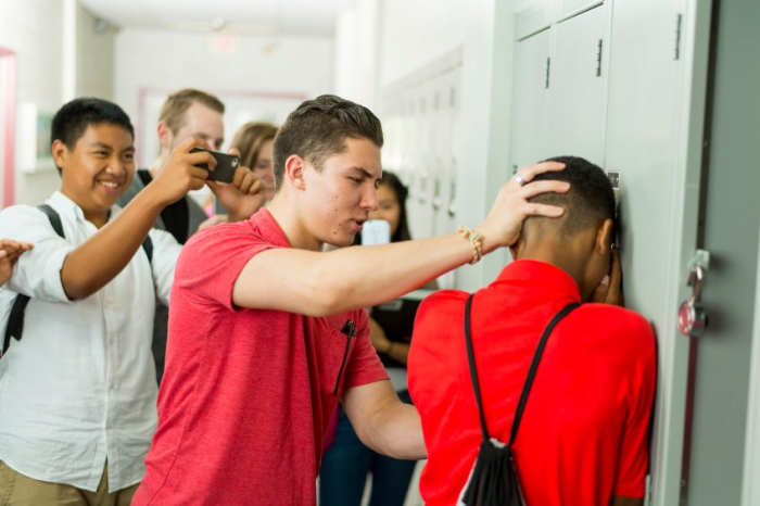 If you see this kind of interaction between kids at school, SPEAK UP! This kind of behavior should not be tolerated