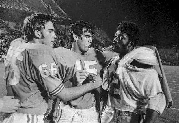 Woodlawn vs. Banks 1974 Remembering the biggest game in Alabama high school football history. There were NO photos of my Hamilton Aggies online, so I chose the next best photo.