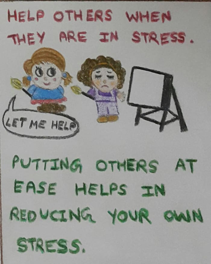 Shy people should try helping others when they are distressed. This serves as a medium to relieve their own anxiety and helps in forming friendships.