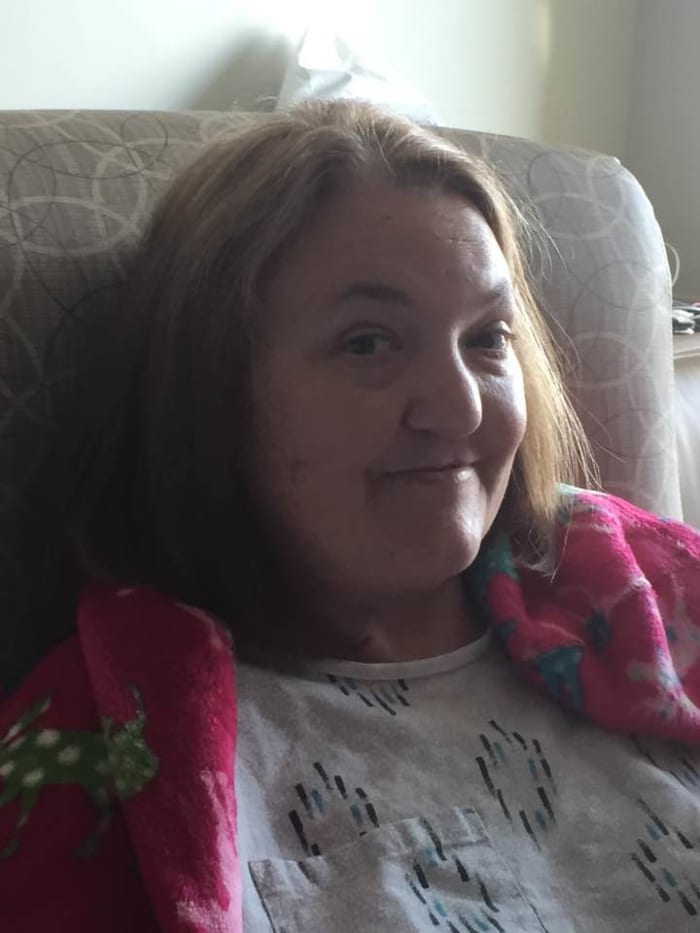Taken the day after my surgery. I was totally drugged up in this picture. I walked 1000 feet that day. This was the day I found out I had cancer.